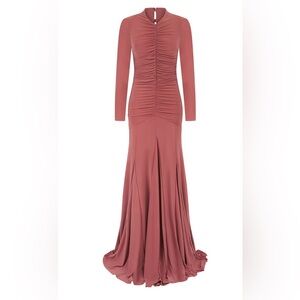 Celestine & Mae Zinnia Maxi Dress In Rose Tan